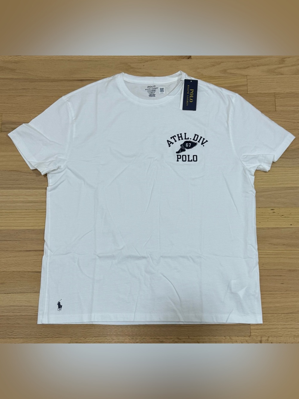 Polo Ralph Lauren Men's P-Wing 1967 Graphic Pony Print T-Shirt White NWT L-XXL